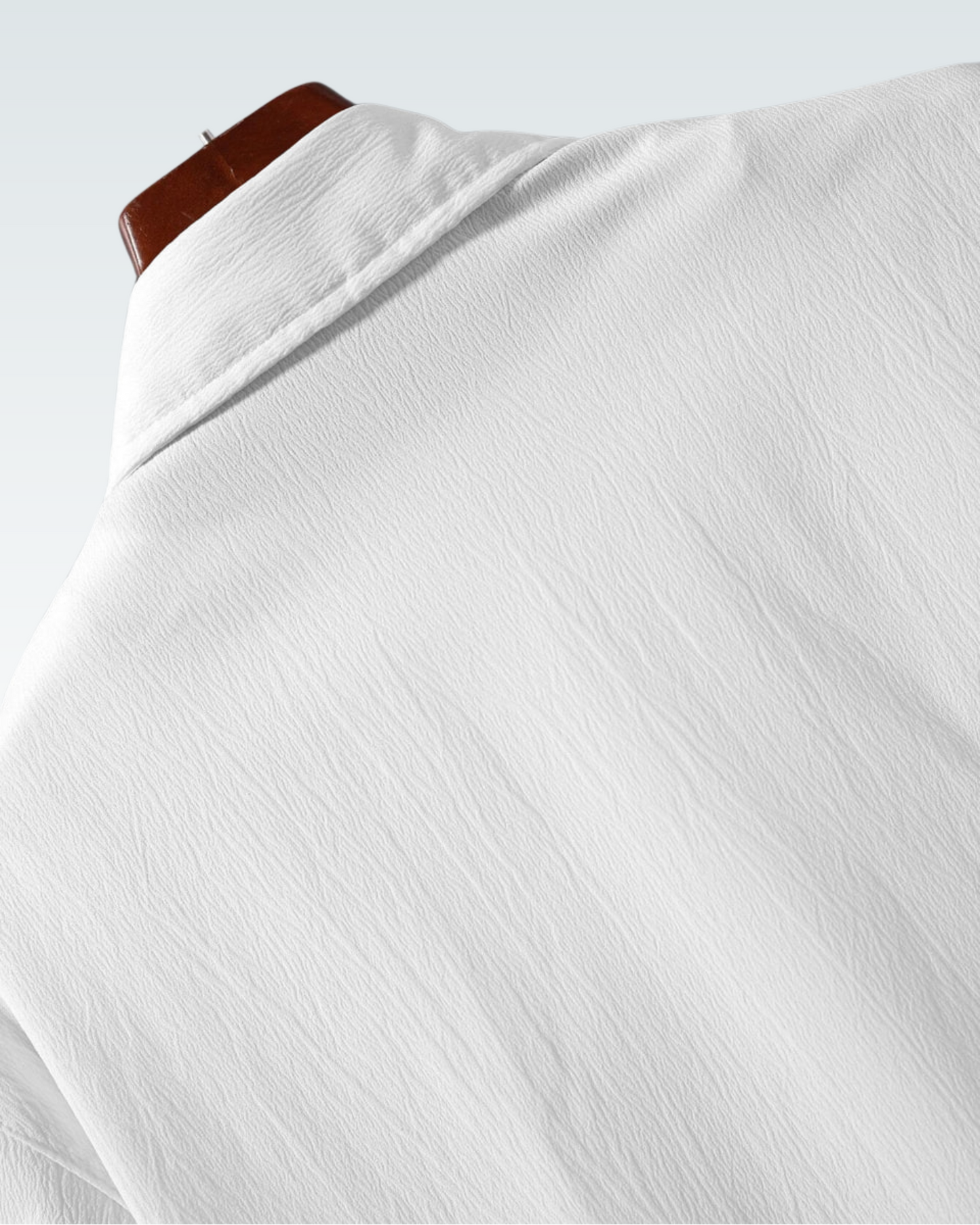 WHITE SHORT SLEEVE PLAIN SHIRT FOR MEN