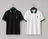 Timeless Duo – Green & White Polos | Half Sleeve T-shirt