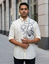 Urban Tiger Sketch White Shirt